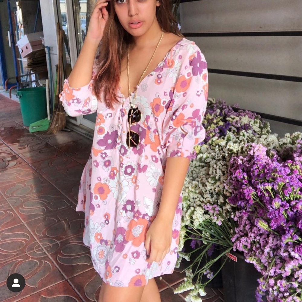for love & lemons magnolia trapeze dress